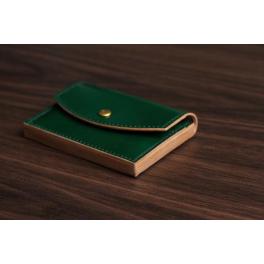 積み革名刺入れ<br />コードバン<br />【GO414】