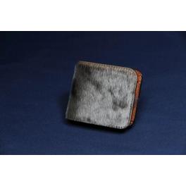 【折り財布】<br />スタンダード<br />アザラシ毛皮<br />SHW014