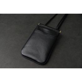 【スマホポーチ】<br>ブラック×ブラック</br>SBG025