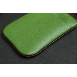 商品画像  | 【スマホポーチ】 リーフグリーン× ブラウン SBG026 | 