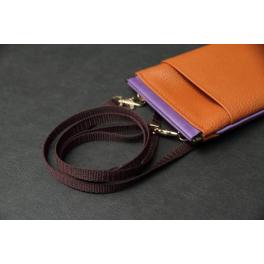 商品画像  | 【スマホポーチ】 オレンジブラウン× パープル SBG023 | 