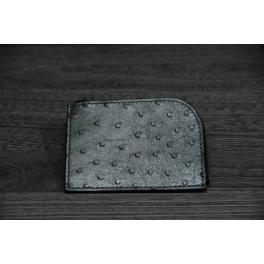 商品画像  | ≪限定商品≫ 【ミニウォレット】 L型ジップ オーストリッチ ダークシルバー SCC010 | 