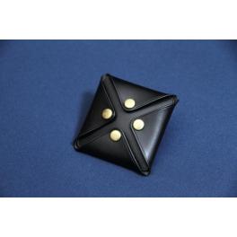【小銭入れ】<br />CROCE(クローチェ)<br />ブラック<br />SCC011