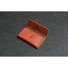 商品画像  | 【名刺入れ】マチあり オレンジブラウン SMC015 | 