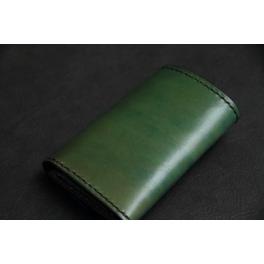 商品画像  | 【ミニ財布】 Palma（パルマ） 手染めグリーン アンティーク仕上げ SSW018 | 