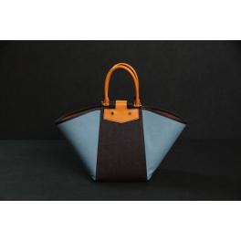 【throw-in bag】<br />牛革×帆布<br />SBG020