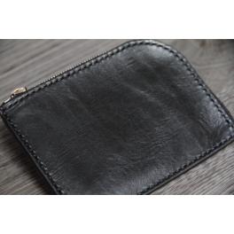 商品画像  | 【ミニウォレット】 L型ジップ オイルアンティック ブラック SCC005 | 