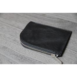 商品画像  | 【ミニウォレット】 L型ジップ オイルアンティック ブラック SCC005 | 