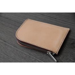 商品画像  | 【ミニウォレット】 L型ジップ サドルレザー ナチュラル SCC004 | 