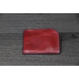 商品画像  | 【ミニウォレット】 L型ジップ オイルアンティック ワイン SCC008 | 