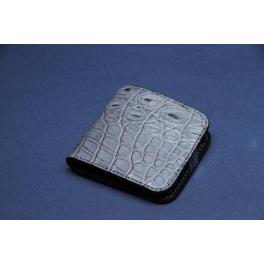 商品画像  | ≪限定品≫ 【折り財布】 スタンダード クロコダイル ブルーグレー SHW016 | 