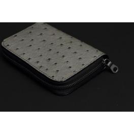 商品画像  | 【縦型ミドル】 ラウンドジップ オーストリッチ SMW003 | 
