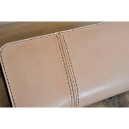 商品画像  | 			【ラウンドジップ】 MERENDA（メレンダ） サドルレザー　ナチュラル SLW020 | 