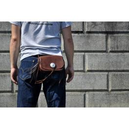 商品画像  | 【ヒップバッグ】 オイルレザー ディープブラウン SBG002 | 