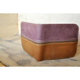 商品画像  | 			【折り財布】 MERENDA（メレンダ） アンティークラベンダー×ライトブラウン SHW012 | 